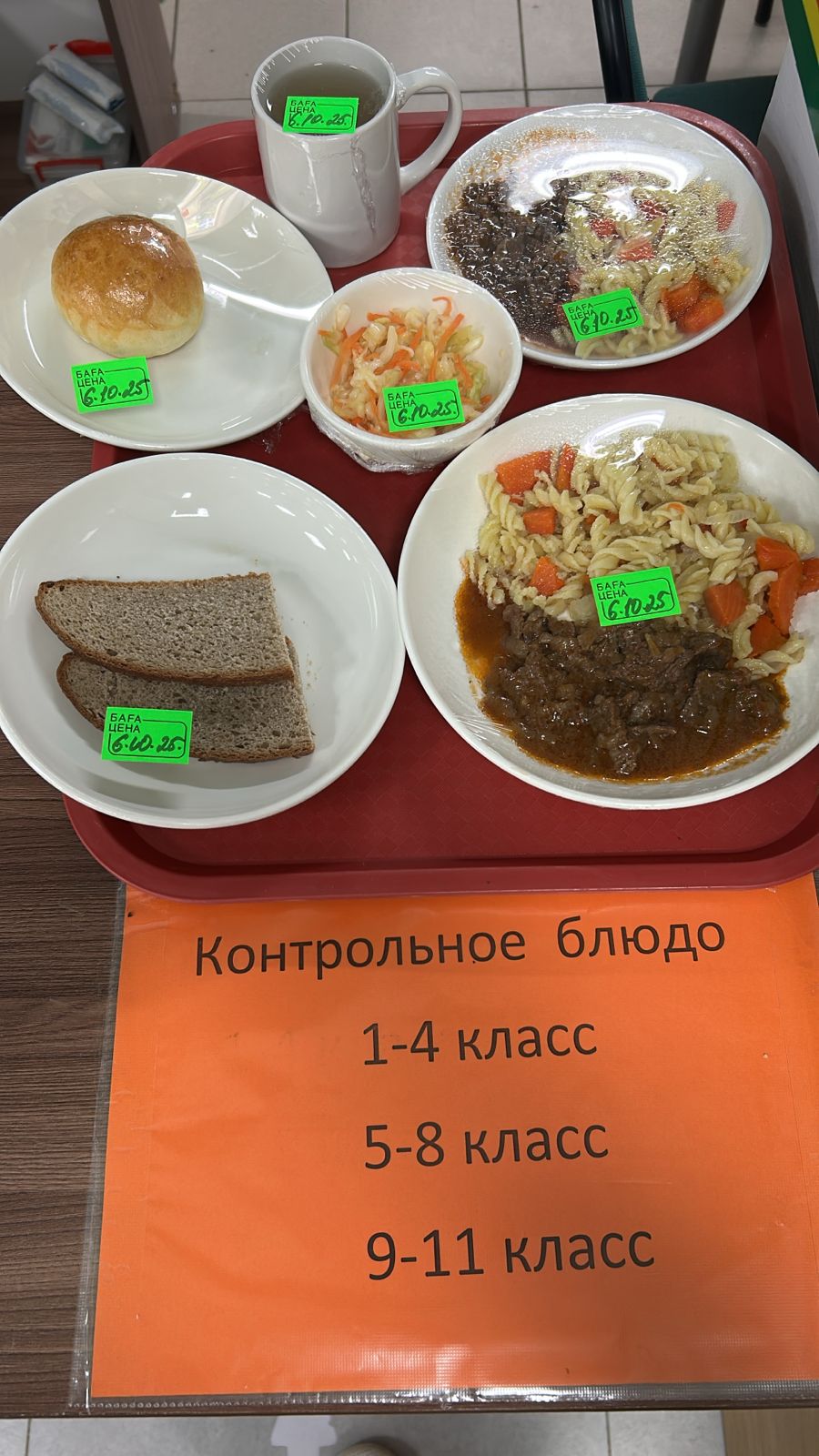 Детское питание за 06.10.2025