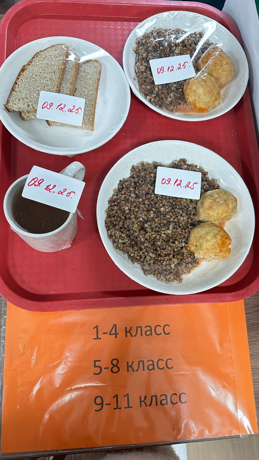 Детское питание за 09.12.2025